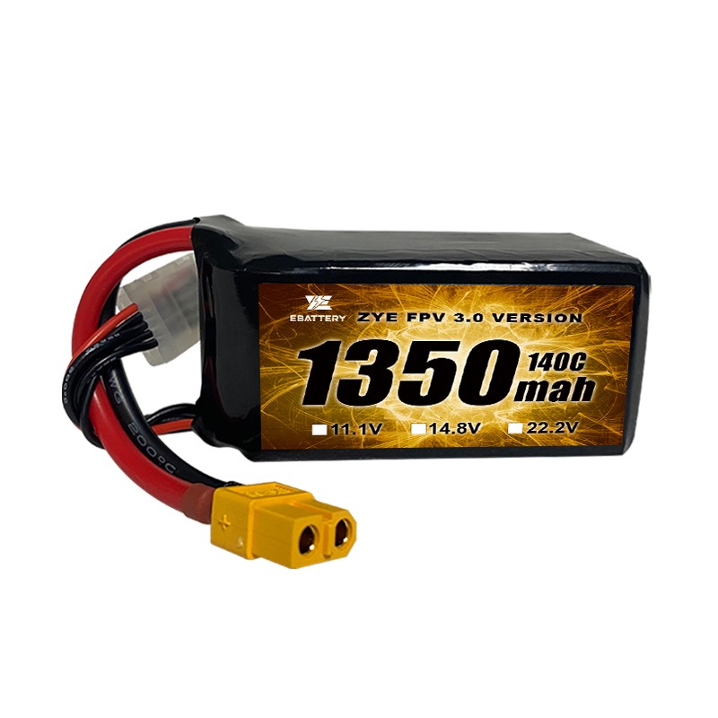 High 120C 1350mah 1550mah Lipo акумулятор для FPV Drone