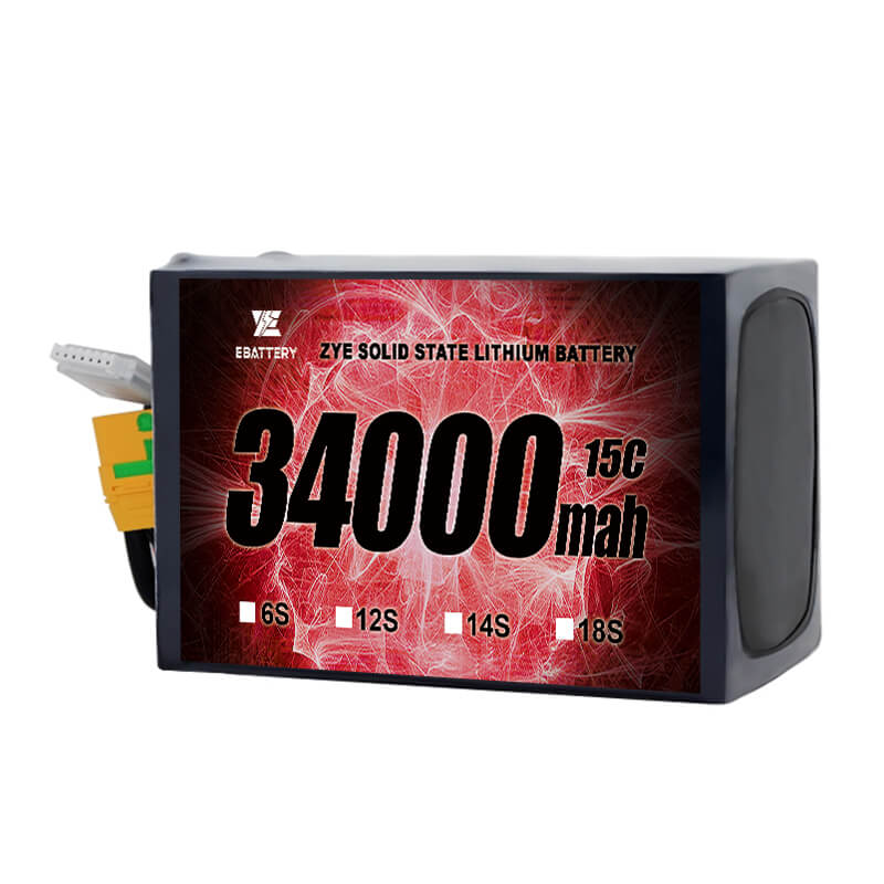 Li HV 34000mah 18S твердий стан акумулятора