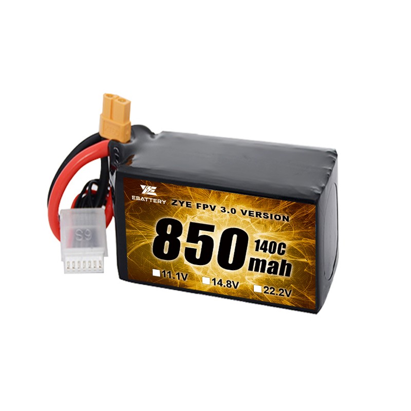 Малий розмір 850mah 1100mah 1300mah 1500mah FPV Lipo акумулятор